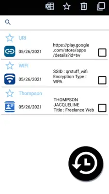 Tiny Barcode reader  QR code android App screenshot 2